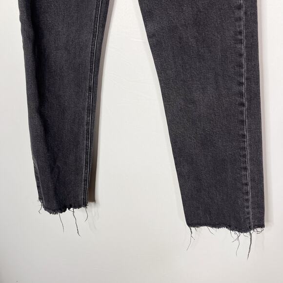 Aritzia Denim Forum 25 Arlo High Rise Straight Leg Jeans Organic Cotton Stretch - Picture 5 of 13